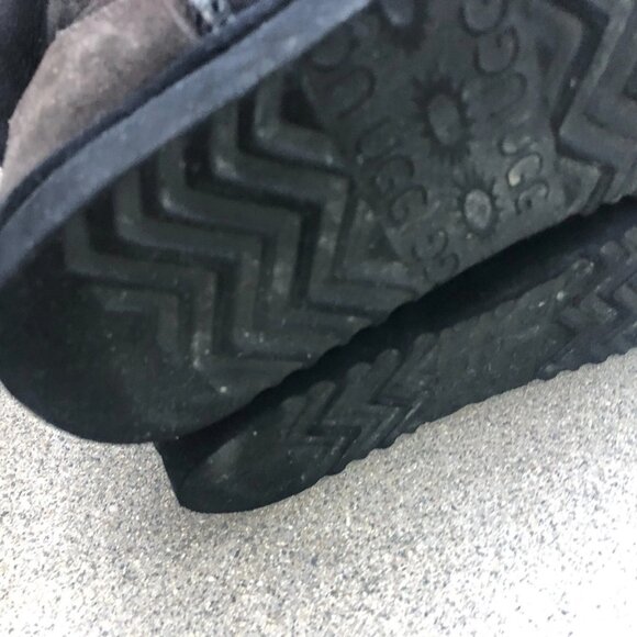 UGG Australia Classic Tall Boots Shoes W 8 Shearling Leather Black Shoes 5815 - Picture 8 of 8